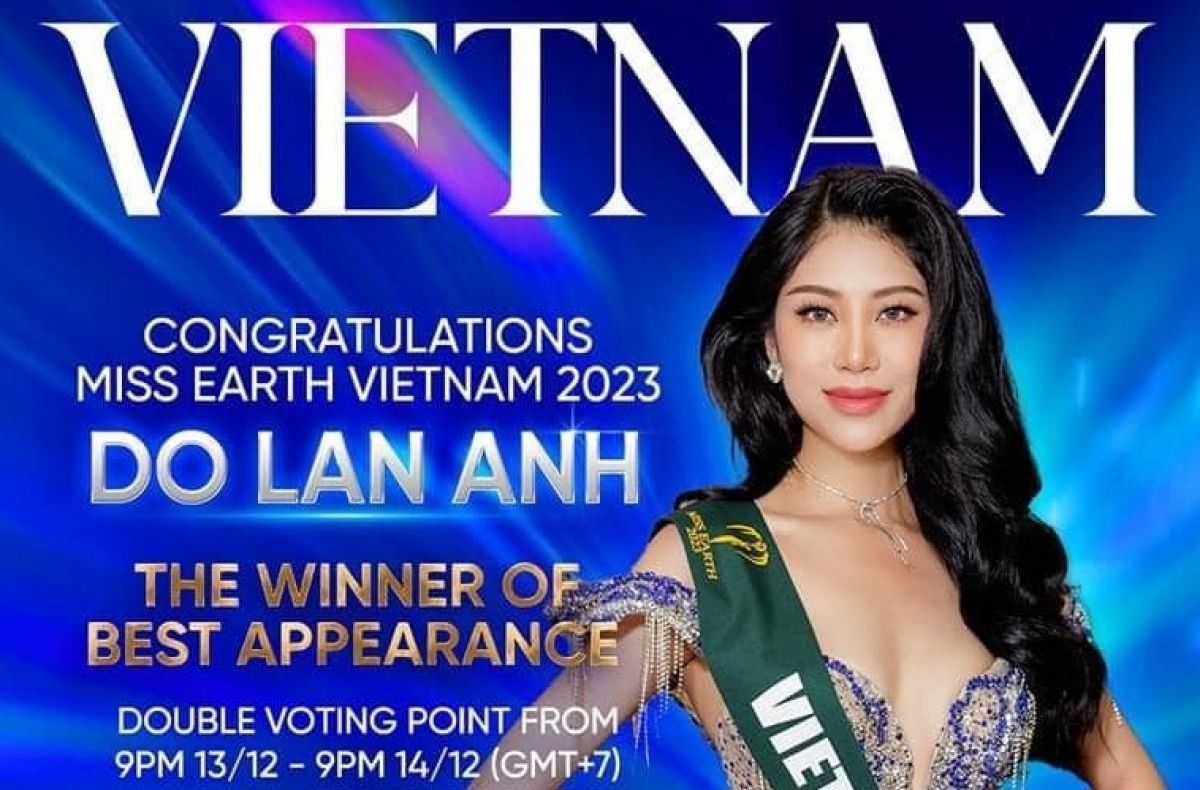 Hoa hậu Đỗ Lan Anh xuất sắc chiến thắng giải thưởng phụ đầu tiên