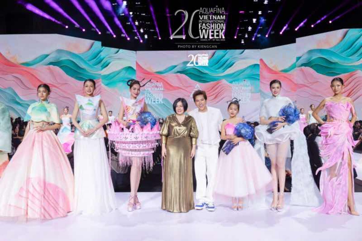 Hậu đăng quang Miss Earth Water, Trịnh Mỹ Anh th&agrave;nh t&acirc;m điểm tại Tuần lễ thời trang Quốc tế Việt Nam 2025