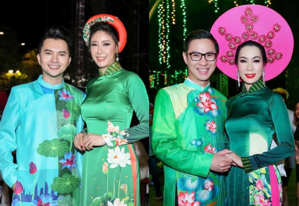 Ca sĩ Nam Cường hội ngộ MC Anh Quân, Quốc Bình trên sàn diễn ''Lễ hội áo dài 2019''
