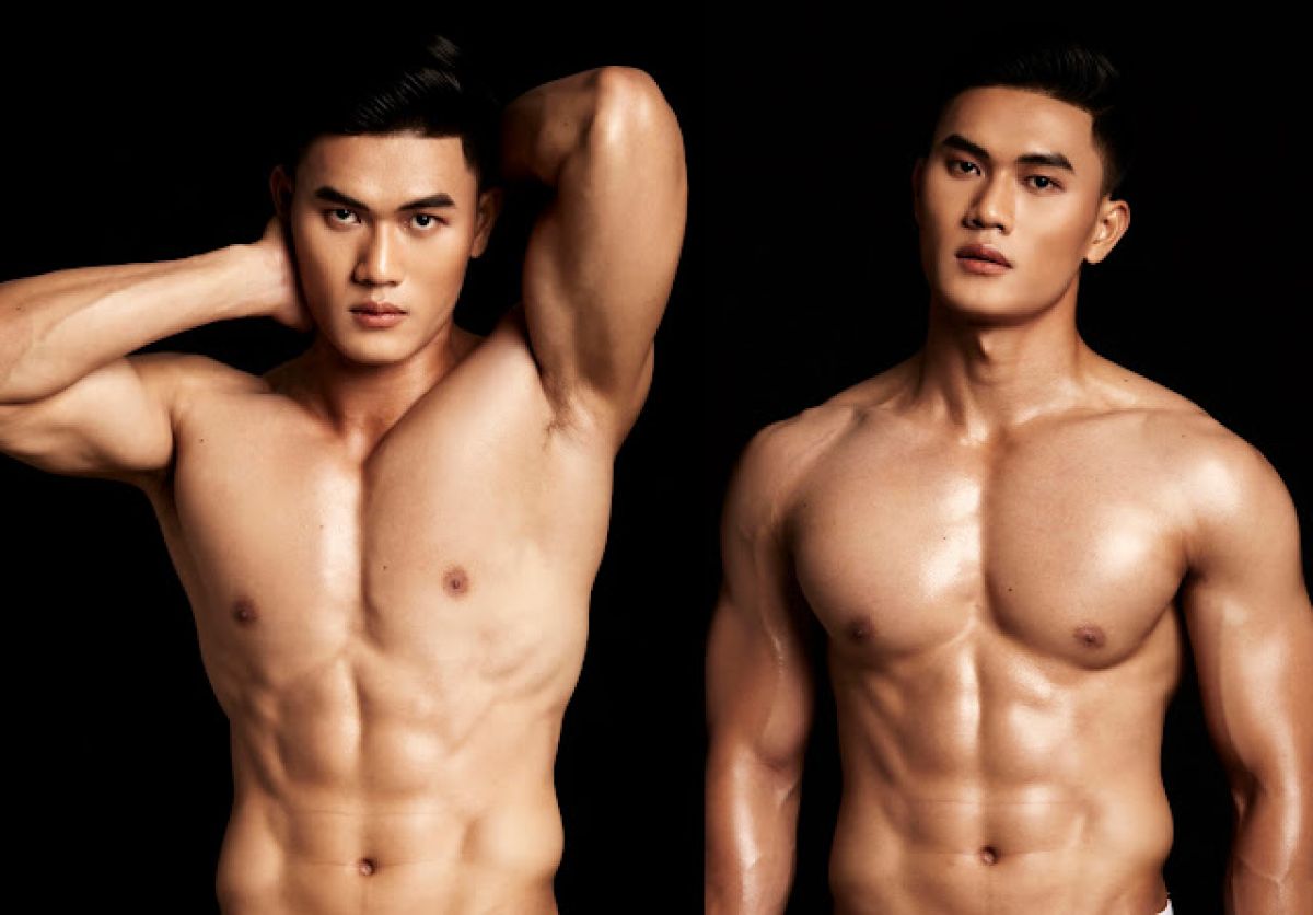 Hữu Anh đóng khố đọ body với dàn thí sinh 'Nam vương thế giới 2022'