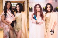Hoa hậu Trâm Lưu hội ngộ Ôn Bích Hà, Shontelle tại sự kiện Star Adward 2019