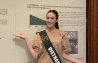 Trịnh Mỹ Anh c&ugrave;ng th&iacute; sinh Miss Earth 2025 nhặt r&aacute;c, lan tỏa th&ocirc;ng điệp bảo vệ m&ocirc;i trường