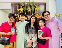 Nghệ sĩ Ngọc Huyền cùng Quán quân Bá Thắng tái hiện ca khúc Đêm Gành Hào nghe điệu hoài lang nhân ngày Giỗ Tổ tại tư  gia Hòa Hiệp