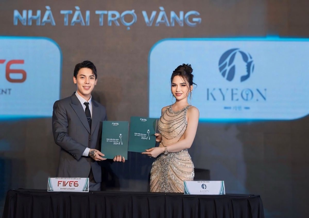 Á HẬU HOA VY LÀ NHÀ TÀI TRỢ VÀNG CỦA CUỘC THI HOA HẬU DU LỊCH VIỆT NAM TOÀN CẦU 2024