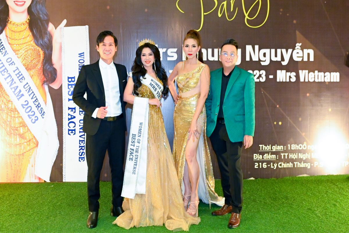 Mrs Nhung Nguyễn vinh dự nhận giải Best Face tại Woman of The Universe 2023