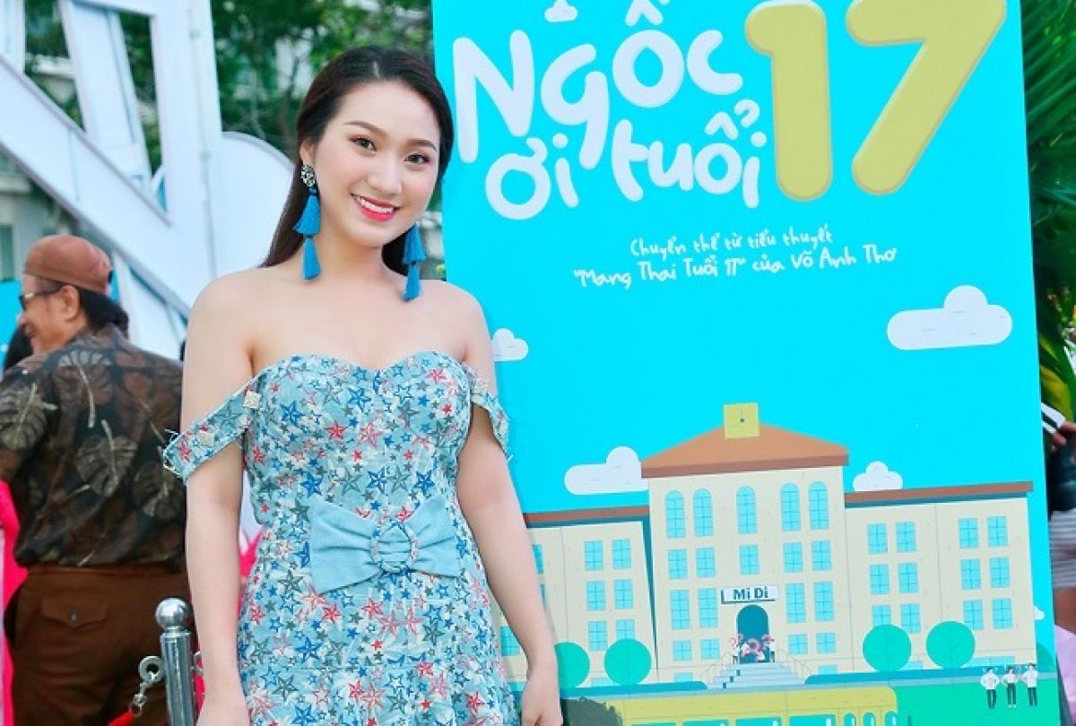 CAO MỸ KIM DIỆN ĐẦM XINH XẮN RA MẮT PHIM “NGỐC ƠI TUỔI 17”