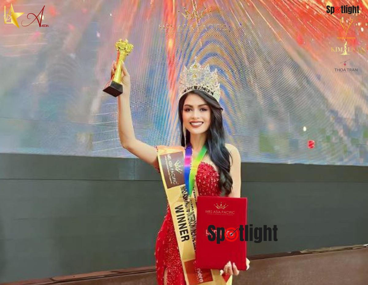 NTK Kim Loan được Chủ tịch Mrs Asia Pacfic 2023 khen ngợi là tài năng hiếm có tại Việt Nam