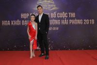 Hoa hậu nhí Lưu Vũ Hương Giang hội ngộ HLV Tiến Thuận tại Họp báo &#039;Hoa khôi Đại sứ môi trường Hải Phòng&#039; 2019